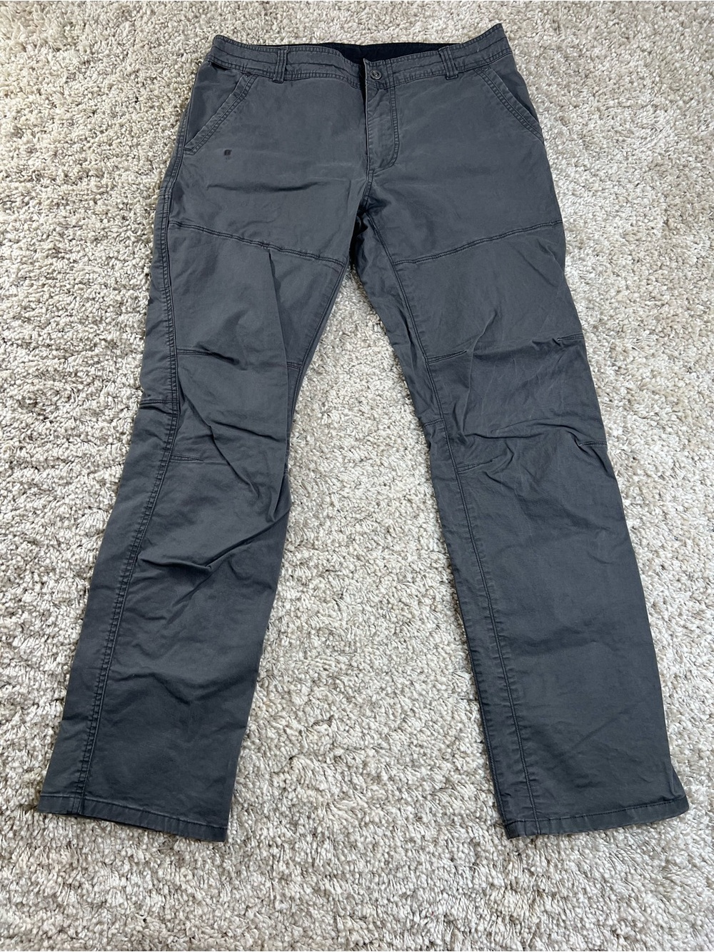 Kuhl Men's Dark Gray Straight-Leg Chinos